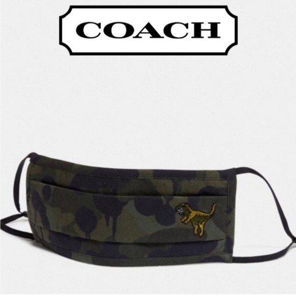 NEW Coach Rexy Wild Beast Camo Face Mask - Picture 3 of 10